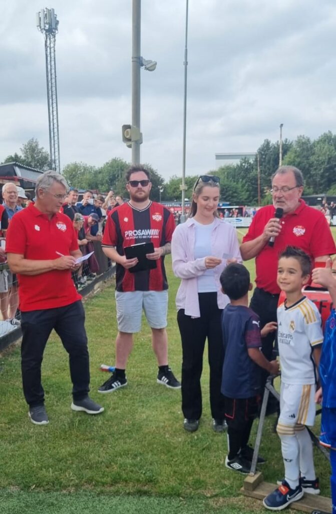 Rosie Whiting KTFC Visit 310824_3jpg | Kettering Town FC