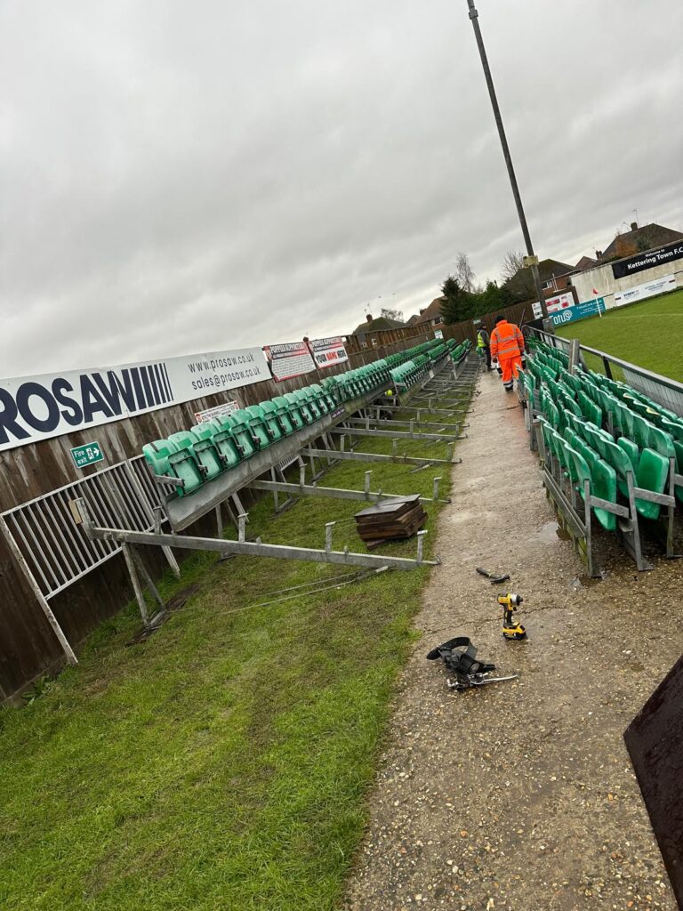 Temporary Seats | Kettering Town FC