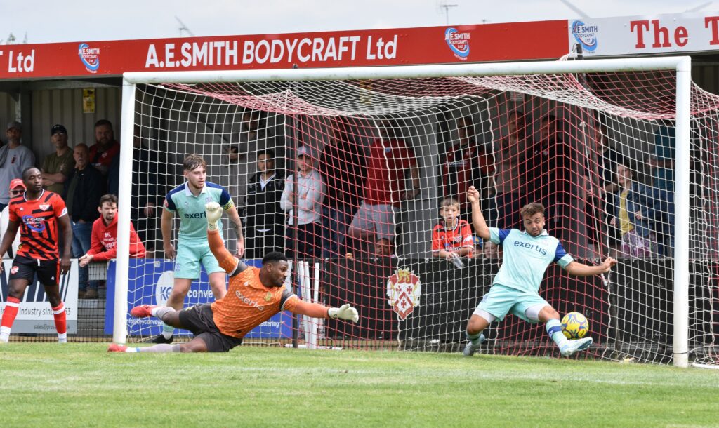 Poppies vs Basingstoke 020825 Off the line | Kettering Town FC