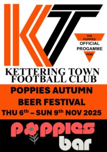 Autumn 2025 Poster | Kettering Town FC