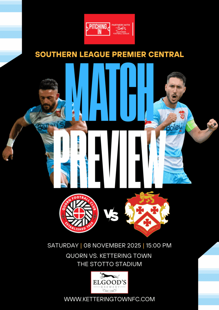 Match Preview 2526 14 | Kettering Town FC