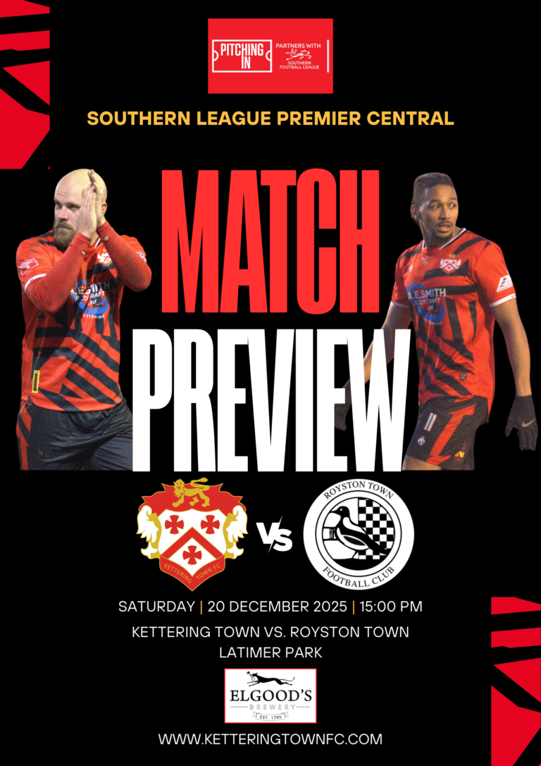 Match Preview 2526 | Kettering Town FC