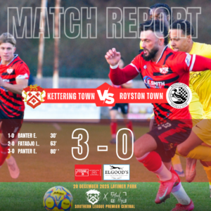 _Match Report Template | Kettering Town FC