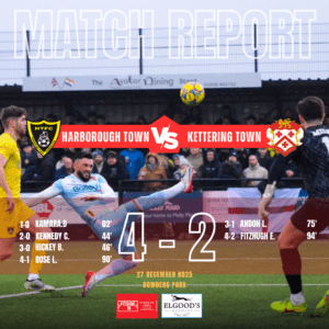 _Match Report Template | Kettering Town FC