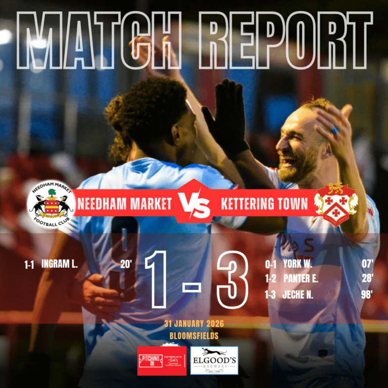 _Match Report Template | Kettering Town FC