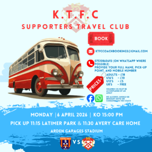 Blue Abstract Shuttle Travel Promo Instagram Post 4 | Kettering Town FC